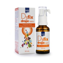 Intermed D3 Fix Drops 1000IU με Φυσική Γεύση Βανιλία 30ml