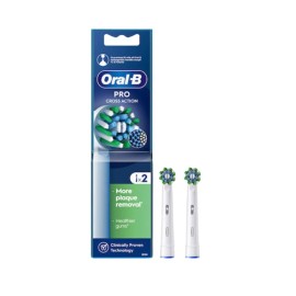 Oral-B Cross Action White Ανταλλακτικές Κεφαλές 2Τμχ.