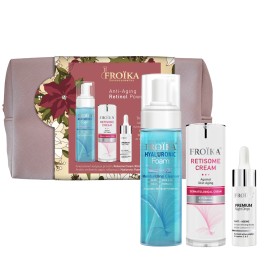 Froika Promo Set Retinol Anti-Aging Power,Retisome Cream 30ml,Hyaluronic Foam 200ml +ΔΩΡΟ Λάδι Nυχτερινής Φροντίδας 10ml