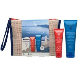 Apivita Promo Bee Sun Safe Hydra Fresh Face Gel-Cream Ενυδατική Κρέμα-Gel Προσώπου Κατά των Πανάδων & των Ρυτίδων SPF50 50ml & Δώρο After Sun 100ml