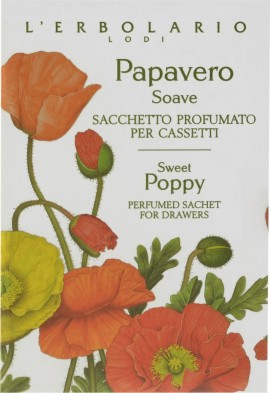 LErbolario Papavero Soave Sachetto Profumato per Cassetti Αρωματικό Ρούχων 1τμχ