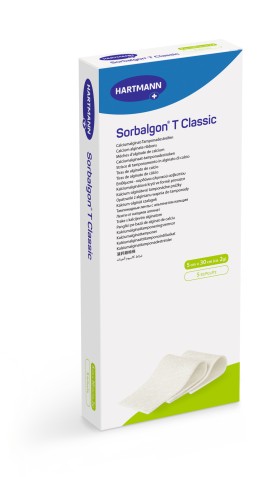 Hartmann Sorbalgon T Classic Επιθέματα Αλγινικού Ασβεστιού 5cm*30cm 5τμχ