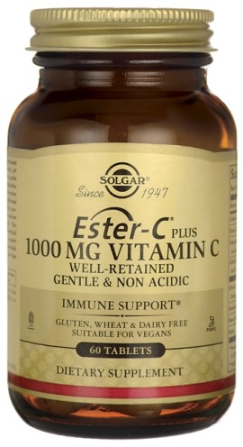 Solgar Bιταμίνη Ester-C 1000mg, 60 Ταμπλέτες