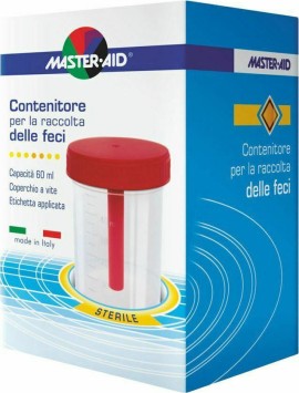 Master Aid Sterile Stool Sample Container, Συλλέκτης Κοπράνων 60ml