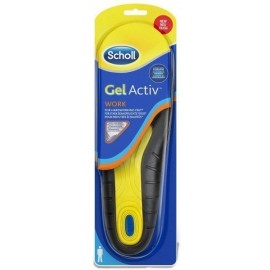 Scholl Gelactiv Work Ανατομικοί Πάτοι Ανδρικοί για Άνεση στα «Σκληρά Εργαζόμενα Πόδια», 1 ζευγάρι[40-46,5]