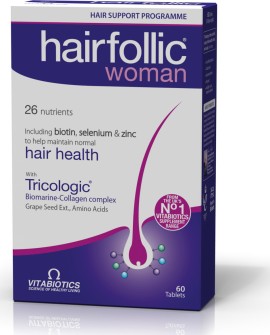 Vitabiotics Hairfollic Woman Tricologic Συμπλήρωμα Διατροφής για την Γυναικεία Τριχόπτωση 60 ταμπλέτες