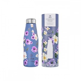 Estia Ανοξείδωτος Θερμος Travel Flask Save the Aegean 500ml Garden blue 01-16654