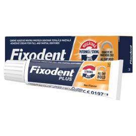 Fixodent Plus Strong Bite Στερεωτική Κρέμα για Oλικές & Mερικές Oδοντοστοιχίες 40ml