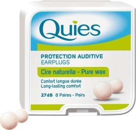 Quies Pure Wax Ωτοασπίδες Κεριού 16τμχ σε Λευκό Χρώμα