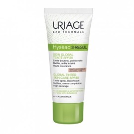 Uriage - Hyseac 3-Regul Global Tinted SPF30 Ενυδατική Προσώπου με Χρώμα, 40ml