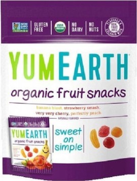 YumEarth Organic Fruit Snacks με Γεύση Φρούτων 50gr