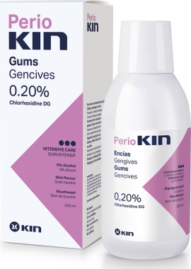 Kin PerioKin Clorhexidine 0.20% Στοματικό Διάλυμα για τη Μείωση της Οδοντικής Πλάκας 250ml