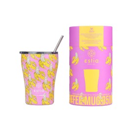 Estia Θερμός Ανοξείδωτος Coffee Mug Save The Aegean 350ml Banana Swirl 01-23072