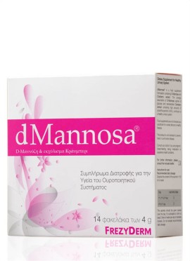 Frezyderm dMannosa Για την Υγεία του Ουροποιητικού Συστήματος 14 Φακελάκια x 4gr