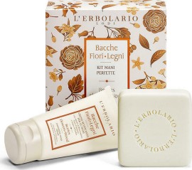 LErbolario Bacche Fiori Legni - Limited Edition Kit Mani Perfette (unisex)- Αρωματικό σαπούνι 100g & κρέμα χεριών 75ml
