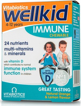 Vitabiotics Wellkid Immune 30 μασώμενες ταμπλέτες για Παιδιά για το Ανοσοποιητικό