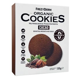 Frezyderm Organic Cookies Cacao, Βιολογικά Μπισκότα με Κακάο 135gr