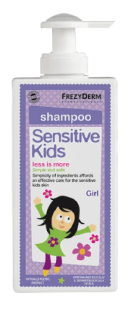 Frezyderm Sensitive Kids Shampoo Girls Απαλό Σαμπουάν Για Κορίτσια 200ml