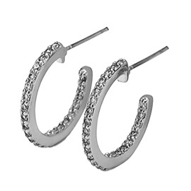 Verame Marina Silver Υποαλλεργικά Σκουλαρίκια (Ασημί χρώμα)