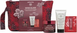 Apivita Promo Wine Elixir Κρέμα Προσώπου Ελαφριάς Υφής 50ml & Γαλάκτωμα Καθαρισμού 50ml & Νεσεσερ