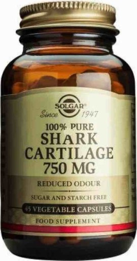 Solgar Shark Cartilage 750mg 45 Φυτικές Κάψουλες