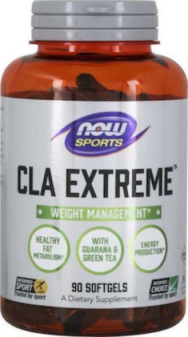 Now CLA Extreme Συμπλήρωμα Διατροφής με Καρνιτίνη 750mg 90softgels