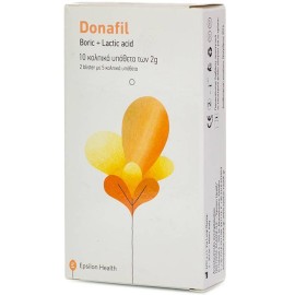 Epsilon Health Donafil Κολπικά Υπόθετα 10 τεμάχια x 2 g