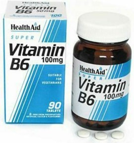 Health Aid B6 Vitamin 100mg 90 ταμπλέτες