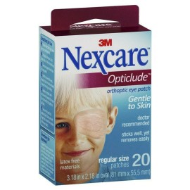 3M Nexcare Opticlude Οφθαλμικά Επιθέματα Regular Size σε Μπεζ χρώμα 20τμχ