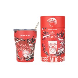 Estia Ανοξείδωτος Θερμός Coffee Mug Olympiacos Bc Edition Together We Fight 350ml 00-27223