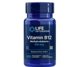 Life Extension Vitamin B12 Methylcobalamin 500mcg 100veg. lozenges