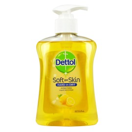 Dettol  Soft On Skin Υγρό Κρεμοσάπουνο Χεριών Με Εκχύλίσμα Κίτρου 250ml