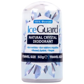 Optima Ice Guard Natural Crystal Deodorant Twist Up Mini Travel Size Φυσικό Κρυσταλλικό Αποσμητικό 60g