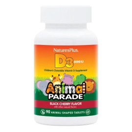 Natures Plus Animal Parade Vitamin D3 500IU 90chew.tabs