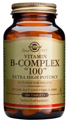Solgar Formula B -Complex Συμπλήρωμα Διατροφής με Σύμπλεγμα Βιταμινών B 100 Φυτικές Κάψουλες