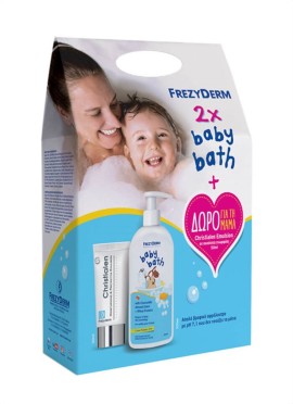 Frezyderm Set Baby Bath - Απαλό Αφρόλουτρο 2x300ml & Δώρο Christialen Emulsion 50ml
