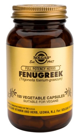 Solgar Fenugreek 100 Φυτικές Κάψουλες