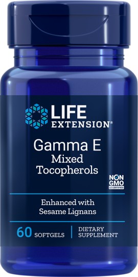 Life Extension Gamma E Mixed Tocopherol Αντιοξειδωτική Δράση 60Softgels