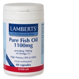 Lamberts Pure Fish Oil 1100mg (EPA), Ωμέγα 3, 60 Κάψουλες