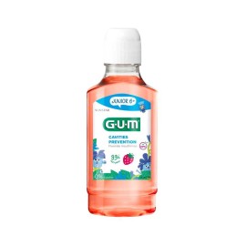 Gum 3022 Junior Rinse Στοματικό Διάλυμα με Γεύση Φράουλα 300ml