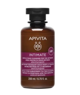 Apivita Intimate Lady Απαλό Υγρό Καθαρισμού για Την Ευαίσθητη Περιοχή με Αλόη & Πρόπολη 200ml