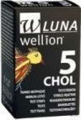 Wellion Luna 5 Strips Ταινίες Μέτρησης Χοληστερόλης