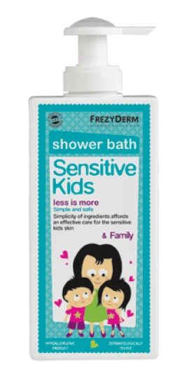 Frezyderm Sensitive Kids Shower Bath Ενυδατικό Αφρόλουτρο 200ml