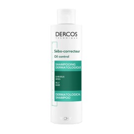 Vichy Dercos Oil Control Shampoo Σαμπουάν Για Τη Ρύθμιση Της Λιπαρότητας 200ml