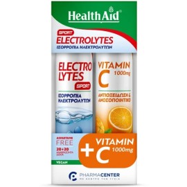 Health Aid Promo Electrolytes Sport 20eff.tabs & Vitamin C 1000mg 20eff.tabs