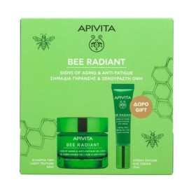 Apivita Promo Bee Radiant  Κρέμα Πλούσιας Υφής 50ml & Δώρο Κρέμα Ματιών 15ml