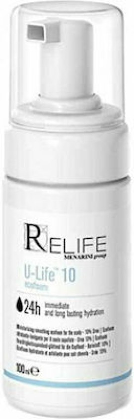 Menarini ReLife U-Life Ecofoam (10% Urea) Ενυδατικός & Καταπραϋντικός Αφρός για το Τριχωτό της Κεφαλής 100ml