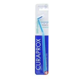 Curaprox CS (1009 Ortho) Single Οδοντόβουρτσα Καθαρισμού Ορθοδοντικού Μηχανισμού, 1τεμ. - Γαλάζιο-Μπλε