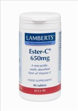 Lamberts Ester C 650mg Συμπλήρωμα Για Τις Αρθρώσεις 90 Ταμπλέτες