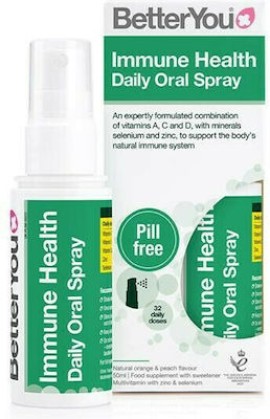 BetterYou Immune Health Oral Spray - Συμπλήρωμα Διατροφής Με Βιταμίνες Για Την Ομαλή Λειτουργία Του Ανοσοποιητικού 50ml